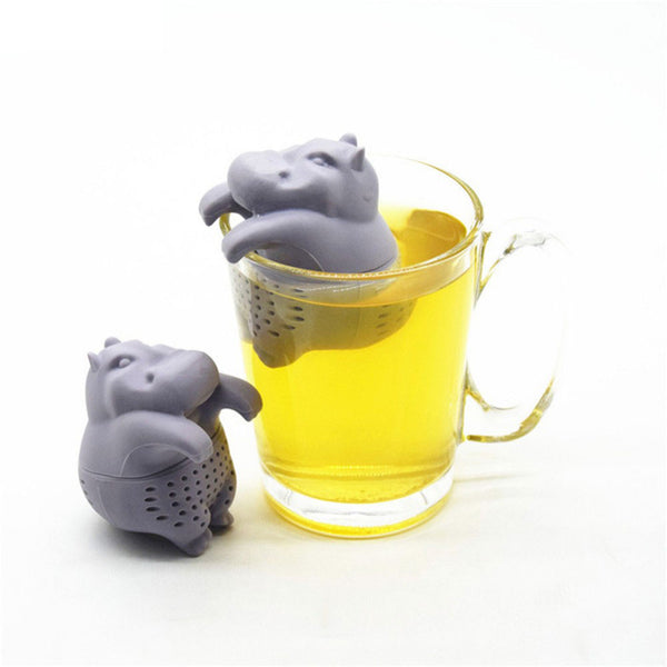 Boule à thé originale Hippopotame - Les Cafés de Rhuys