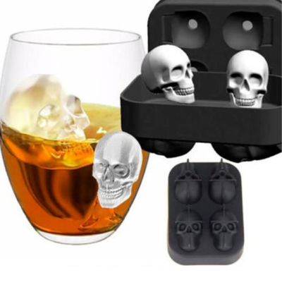 moules silicone glaçons tête de mort