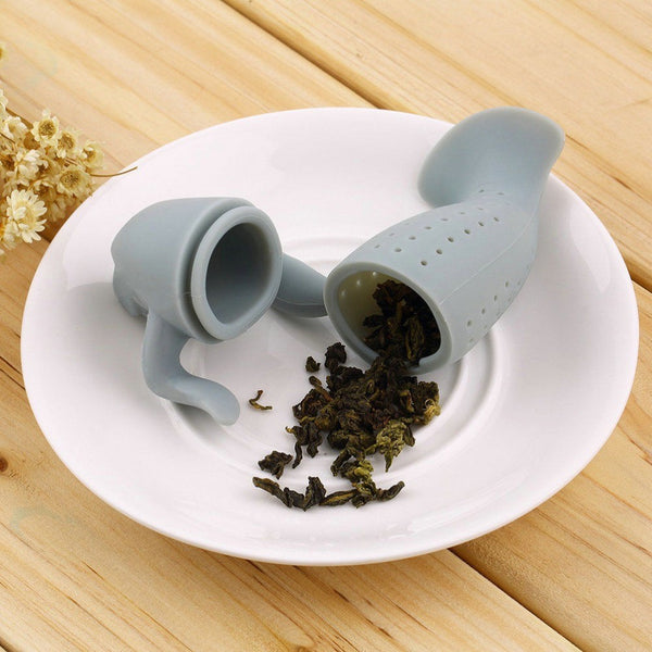 Boule à thé silicone en forme de lamentin –