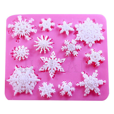 Moule silicone flocons de neige