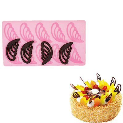 Moule silicone déco patisserie 10 ailes de papillons