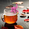Boule à thé silicone éléphant rose