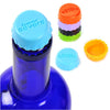 Capsules pour bouteilles de boissons gazeuses réutilisables en silicone (le lot de 6).