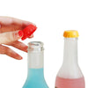 Capsules pour bouteilles de boissons gazeuses réutilisables en silicone (le lot de 6).