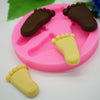 moule silicone forme pied chocolat