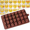 Moule silicone emojis pour chocolat ou déco