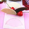 Moule silicone en forme d'éventails chocolats ou décorations